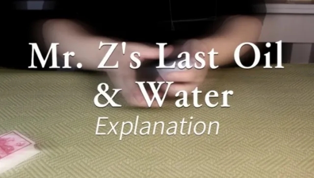 Mr. Z's Last Oil and Water by Zee J. Yan
