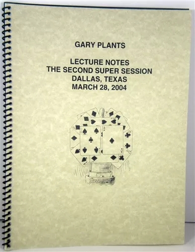 The Second Super Session (Download) – Gary Plants