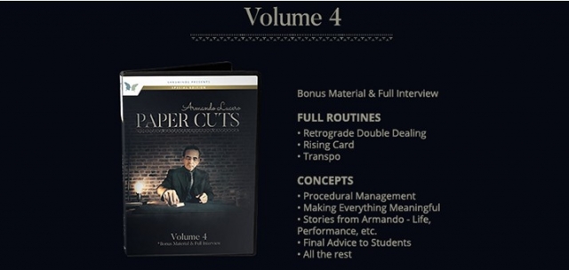 Paper Cuts Secret Volume by Armando Lucero (Vol 4)