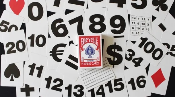 Bicycle Special NUMBERS Playing Cards (Download only 11 Online E
