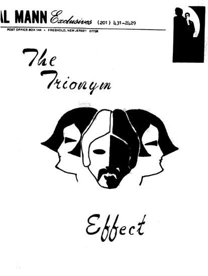 Al Mann - The Trionym Effect