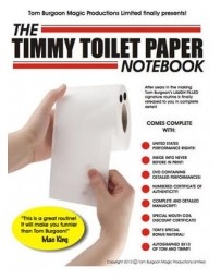 Timmy Toilet Paper Notebook by Tom Burgoon (Video + PDF)