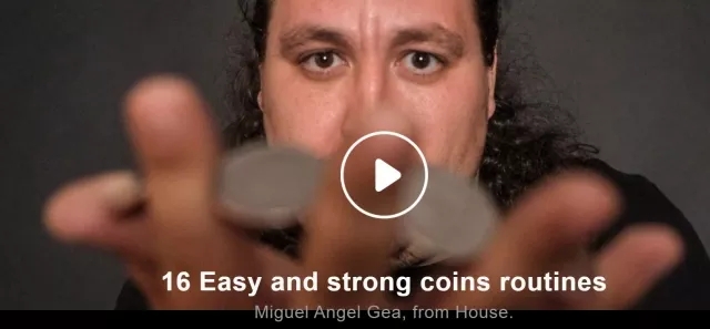 16 Easy and Strong Coins Routines by Miguel Angel Gea