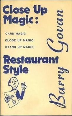 Barry Govan - Close Up Magic(Restaurant Style)(1982)