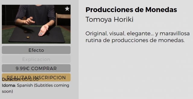 Producciones De Monedas by Tomoya Horiki