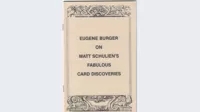 Eugene Burger on Matt Schulien's Fabulous Card Discoveries - Boo