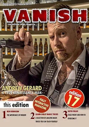 VANISH Magazine December 2014/January 2015 – Andrew Gerard eBook