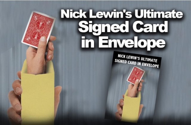Nick Lewin's Ultimate Signed Card in Envelope