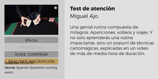 Test De Atencion by Miguel Ajo