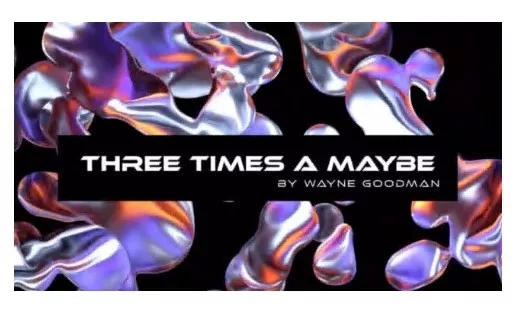 Three Times a Maybe by Wayne Goodman