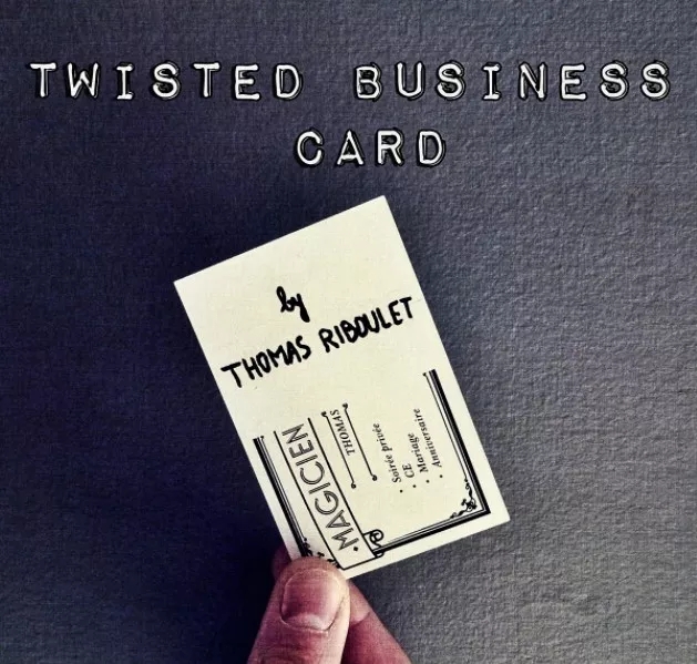 Twisted Business Card by Thomas Riboulet (Instant Download)