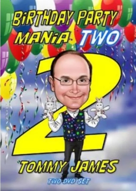 Birthday Party Mania 2 by Tommy James (2 DVDs sets)