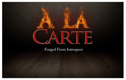 A La Carte - Forged from Introspect (English) by Andrew Woo