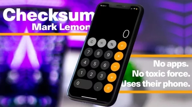 Mark Lemon – Checksum By Mark Lemon