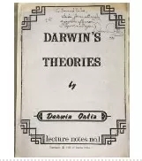 Darwin Ortiz - Darwin's Theories By Darwin Ortiz