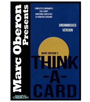 Thinka-Card (ungimmicked version) by Marc Oberon