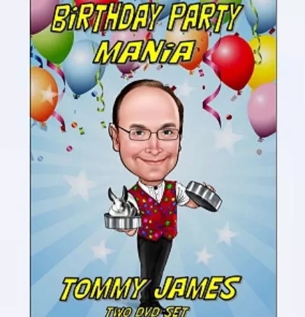 Birthday Party Mania by Tommy James (2 DVDs sets)