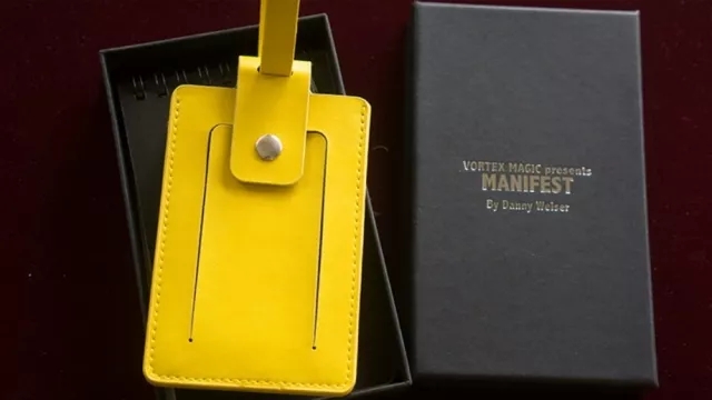 Manifest (online instructions) by Vortex and Danny Weiser