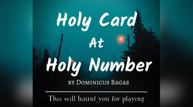 Holy Card at Holy Number by Dominicus Bagas
