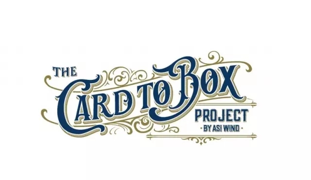 The Card to Box Project By Asi Wind (49Mins high quality video)