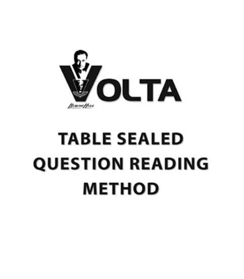 Volta Table Sealed Question Reading Method By Burling Hull