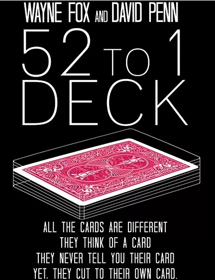 The 52 to 1 Deck (Online Instructions) by Wayne Fox