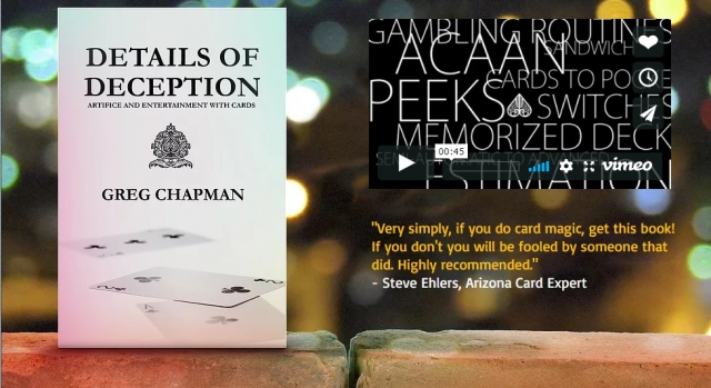 Details of Deception Book by Greg Chapman (Strongly recommend)