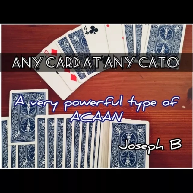 ANY CARD AT ANY CATO by Joseph B.