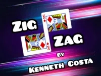 Zig Zag Card by Kenneth Costa