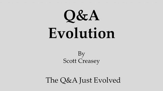 Q&A Evolution by Scott Creasey