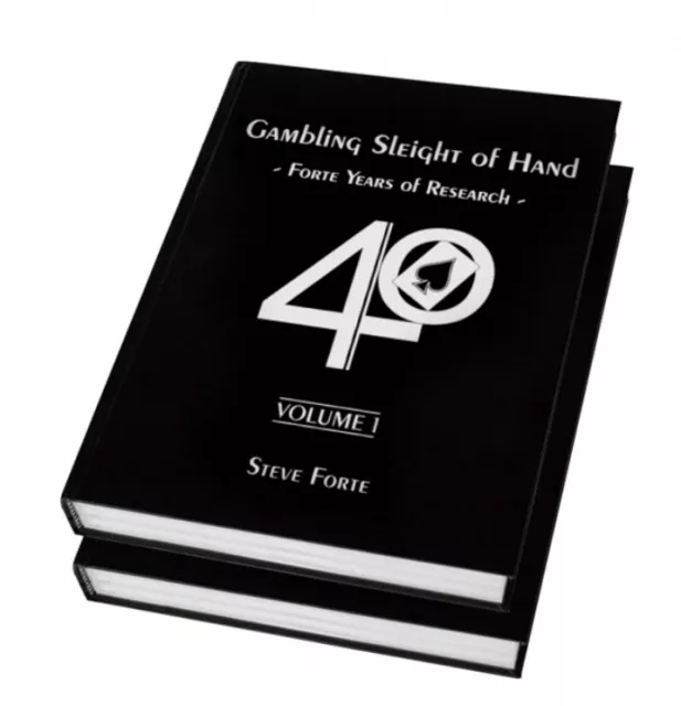 Gambling Sleight of Hand Forte Years of Research 2 Volumes by St