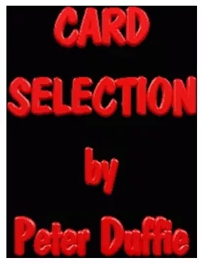 Card Selection by Peter Duffie