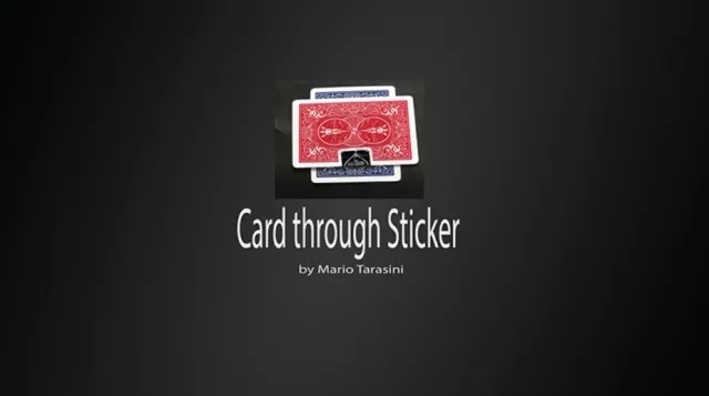 Card through Sticker by Mario Tarasini (original download have n