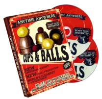 Anytime Anywhere Cups & Balls (2 DVD Set) by Brian Watson