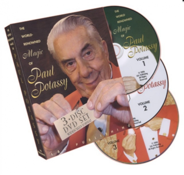 World Renowned Magic of Paul Potassy 3DVDs sets