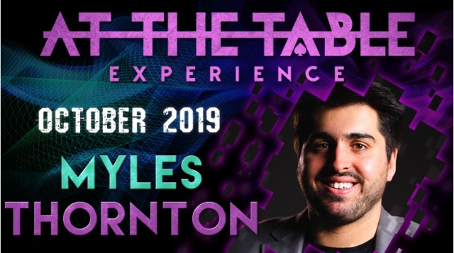 At The Table Live Lecture Myles Thornton October 16th 2019