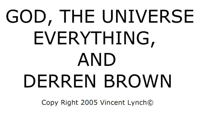 God,The Universe Everything and Derren Brown