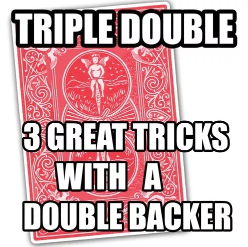 Triple Double: 3 Great Tricks with a Double Backer by Jeremy Lut