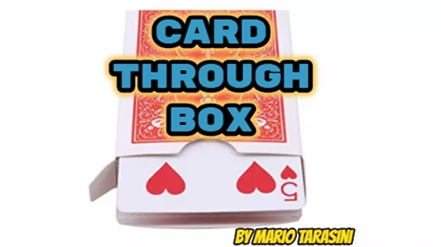 Card Through Box by Mario Tarasini video (Download)