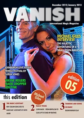 VANISH Magazine December 2012/January 2013 – Michael Giles eBook