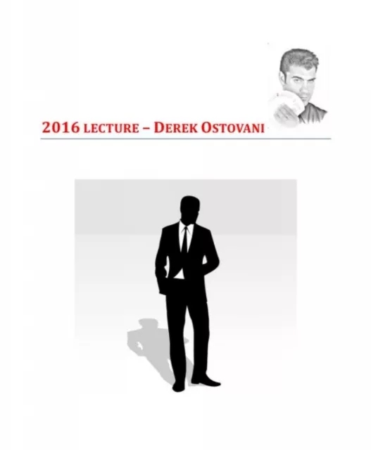 Lecture Notes by Derek Ostovani