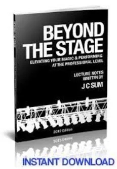 BEYOND THE STAGE LECTURE NOTES (PDF) By J C Sum