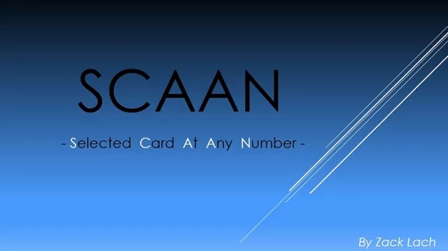 SCAAN – Selected Card At Any Number by Zack Lach video (Download