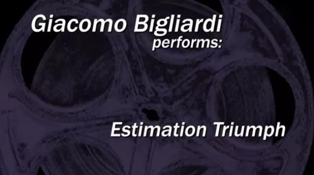 Estimation Triumph by Giacomo Bigliardia