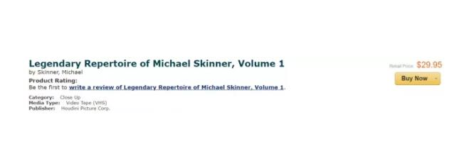 Legendary Repertoire of Michael Skinner, Volume 1
