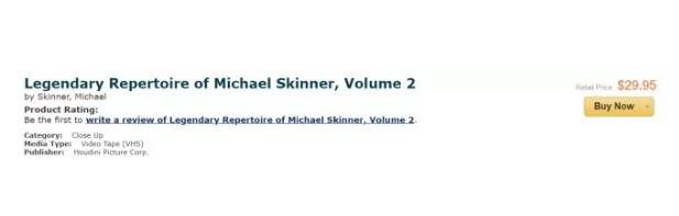 Legendary Repertoire of Michael Skinner, Volume 2
