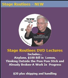 Paul Gertner - Stage Routines lecture - Click Image to Close