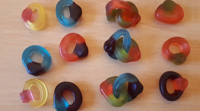 Visible Linking Jelly Sweet Gummy Finger Rings by Jonathan Royle - Click Image to Close