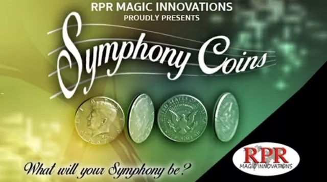 Symphony Coins (Online Instructions) by RPR Magic Innovations - Click Image to Close
