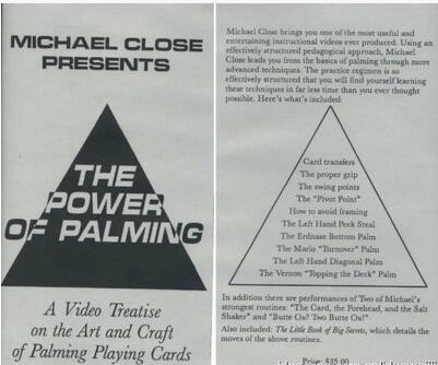 Michael Close - The Power of Palming - Click Image to Close